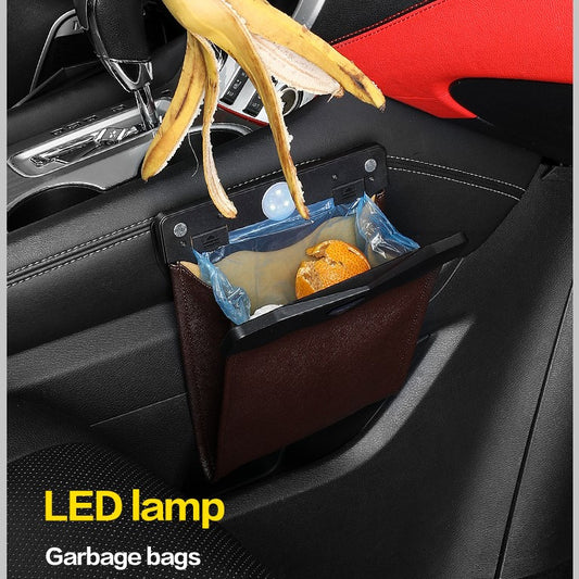 LumiBin LED Car Trash Organizer